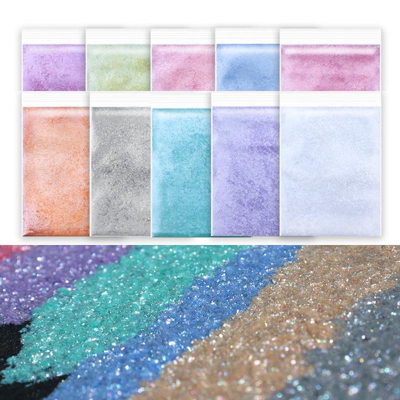 Resin Pigment Set - Berlian berkilau Mica bubuk pigmen pewarna