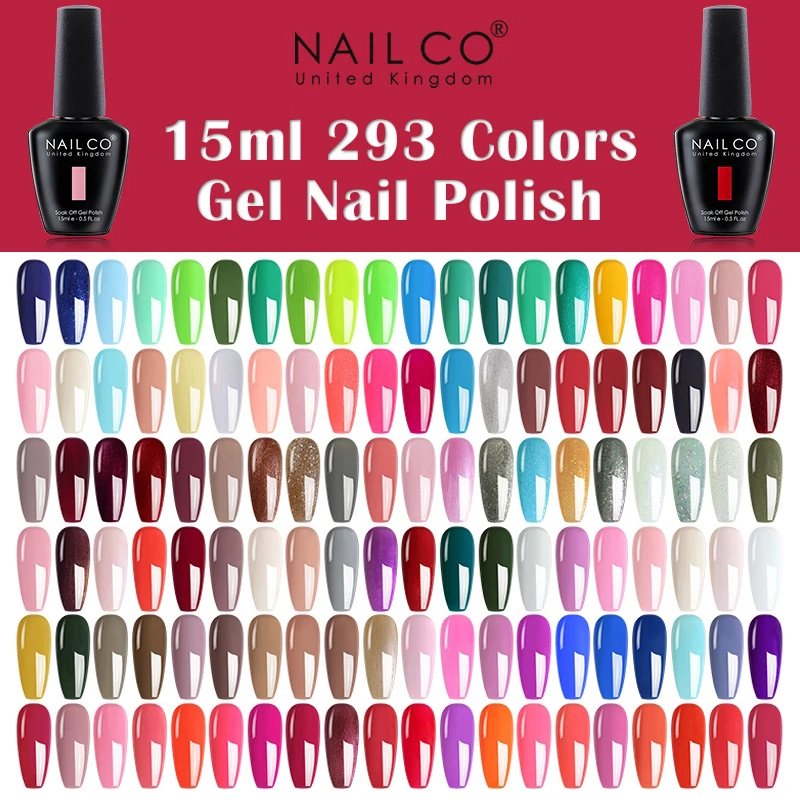 Resin Glitter Pack - NAILCO cat kuku 15ml hitam putih