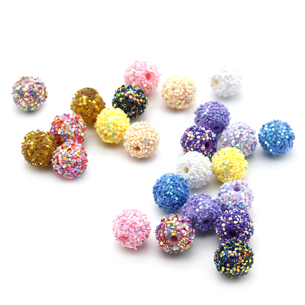 5 buah/pak Manik-manik Resin B - Resin Glitter Pack ulasan dan harga