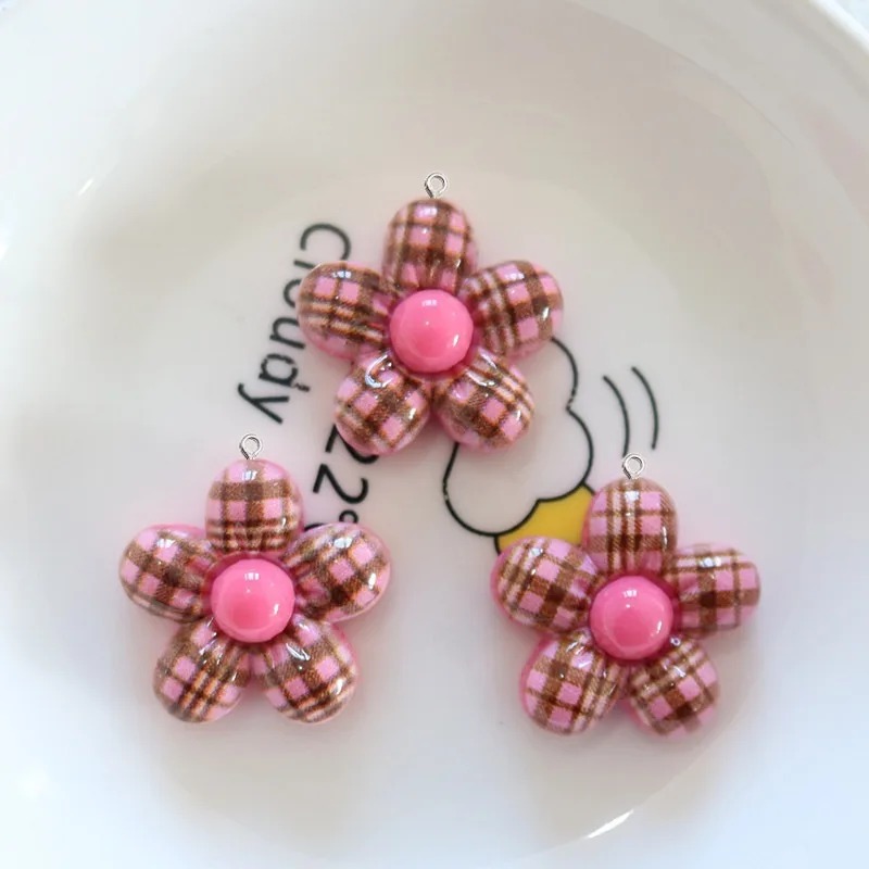10Pcs Liontin Resin Bunga Mani - Resin Craft Material ulasan dan harga