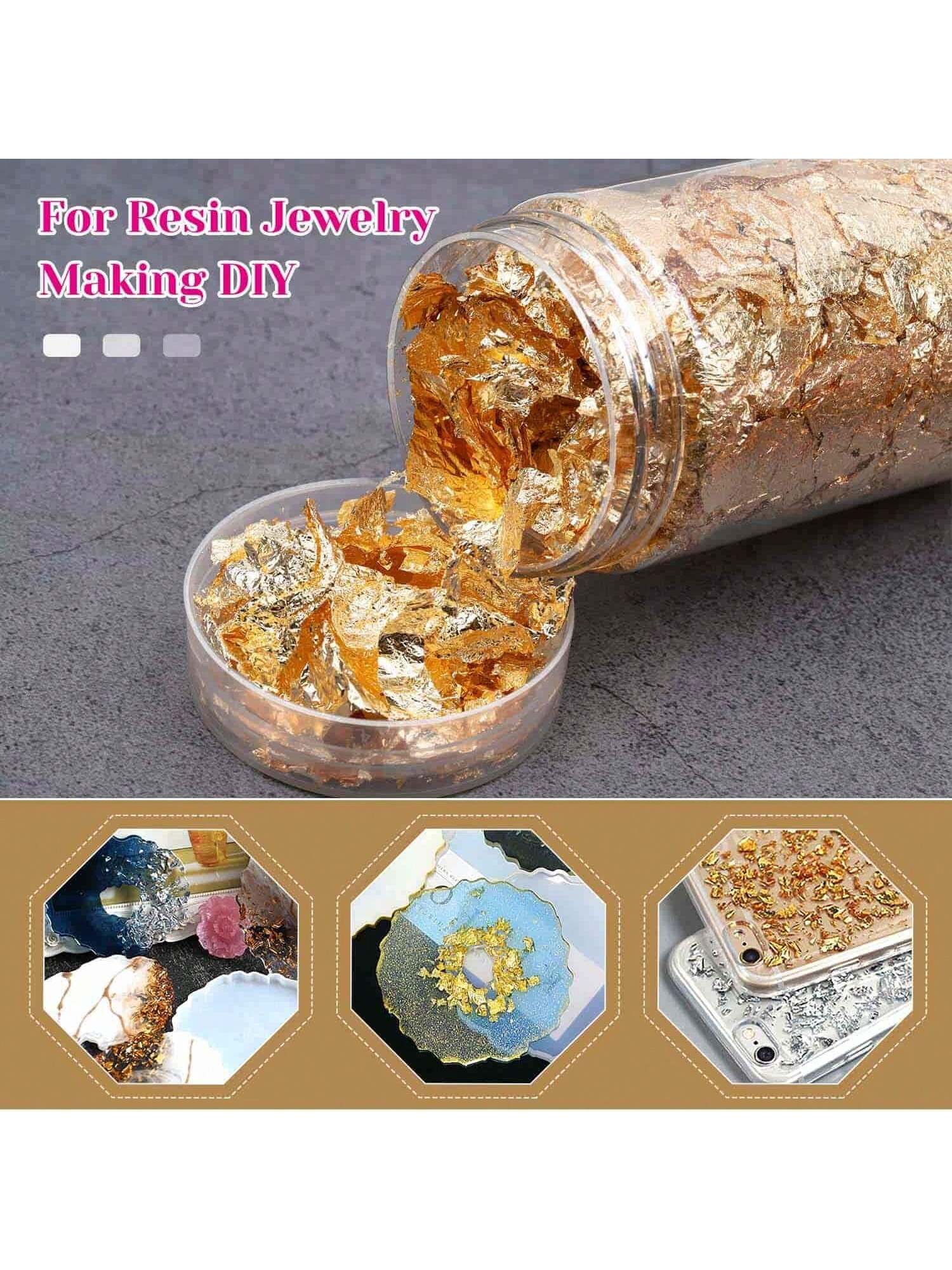 Serpihan Emas, Dekorasi Kue Da - Gold Foil Flakes ulasan dan harga