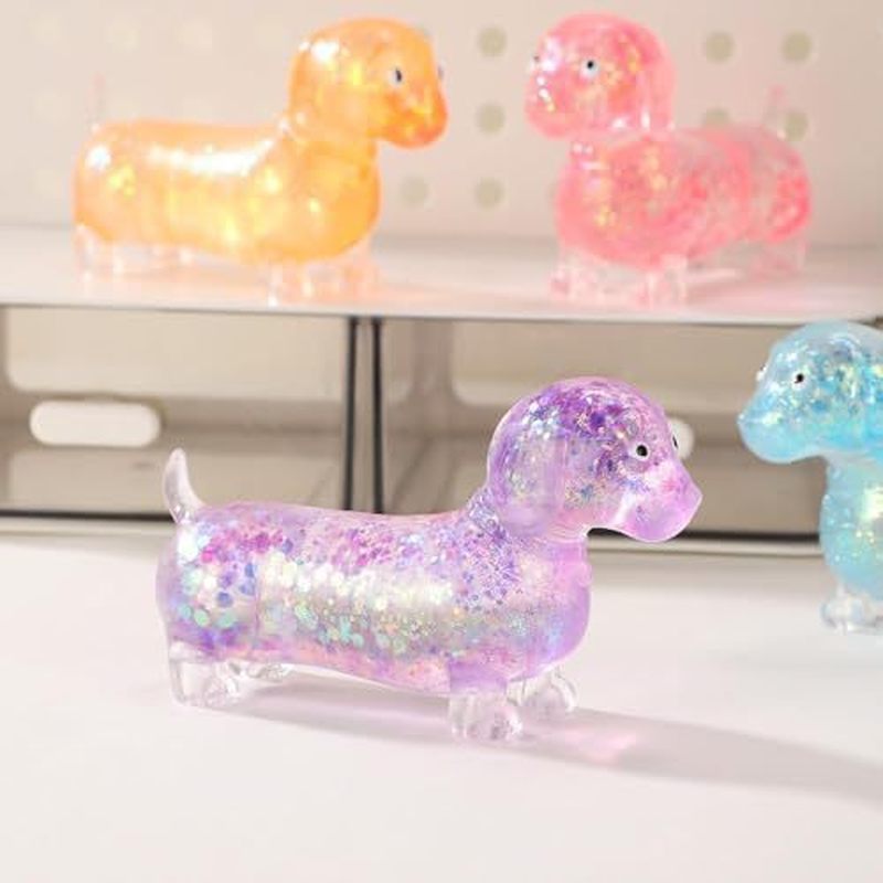 Boneka Dachshund Berkilauan, A - Resin Craft Material ulasan dan harga