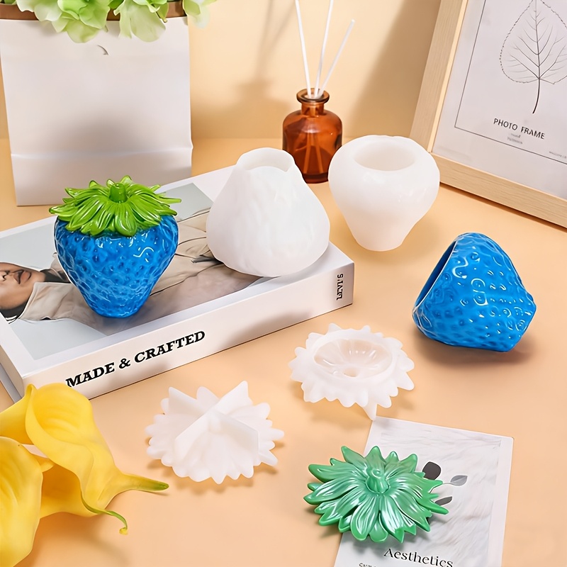1 Buah Cetakan Resin Stroberi  - Resin Craft Ideas ulasan dan harga