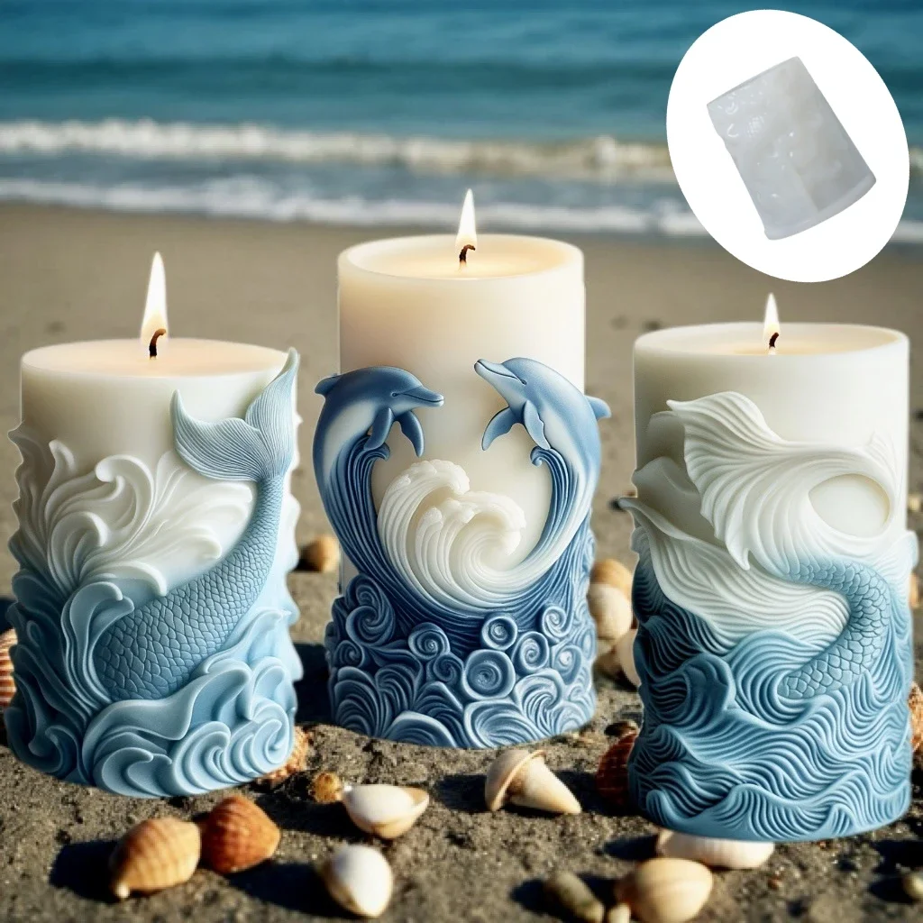 DIY cetakan silikon silinder b - Resin Ocean Wave Mold ulasan dan harga
