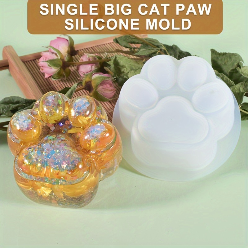 1 Cetakan Silikon Kaki Kucing  - Resin Craft Ideas ulasan dan harga
